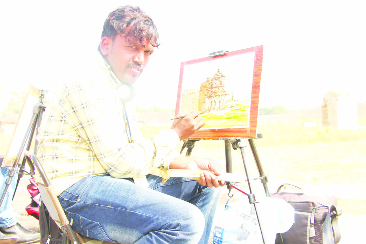 ಚಂಡಿಗಡದ  ಕಲಾಶಿಬಿರಕ್ಕೆ ಬಸವರಾಜ ದಾರೋಜಿ ಆಯ್ಕೆ